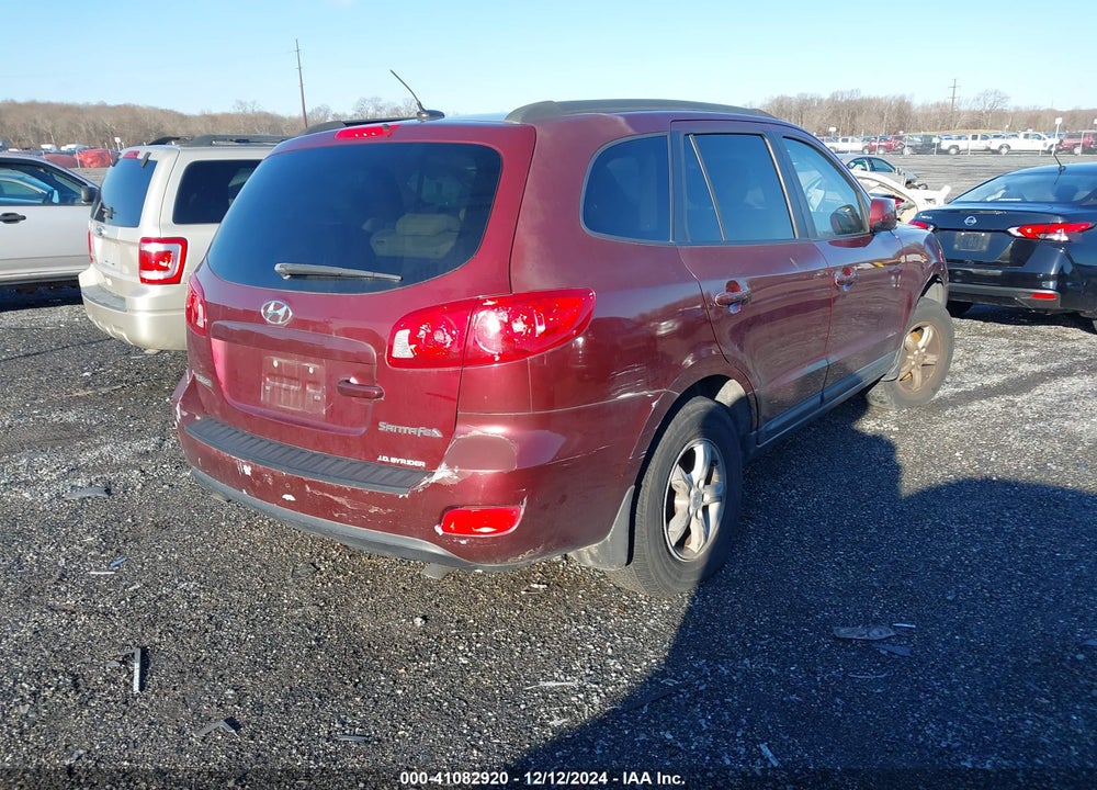 2008 HYUNDAI SANTA FE GLS VIN: 5NMSG13D68H152949