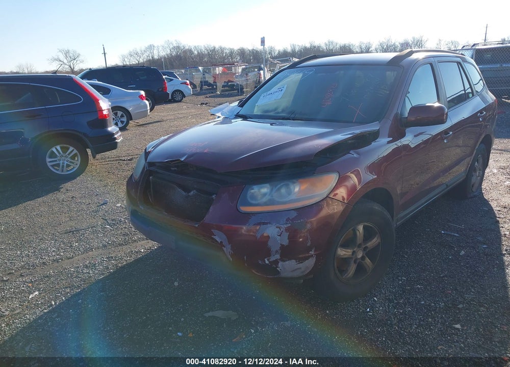 2008 HYUNDAI SANTA FE GLS VIN: 5NMSG13D68H152949