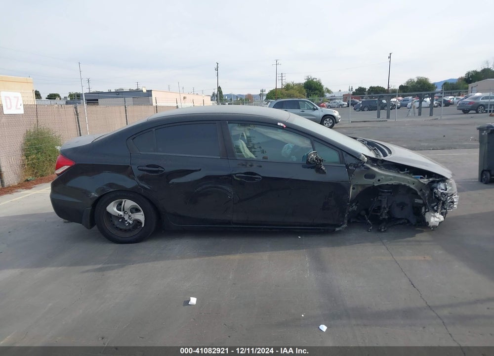 2013 HONDA CIVIC LX VIN: 19XFB2F51DE267812