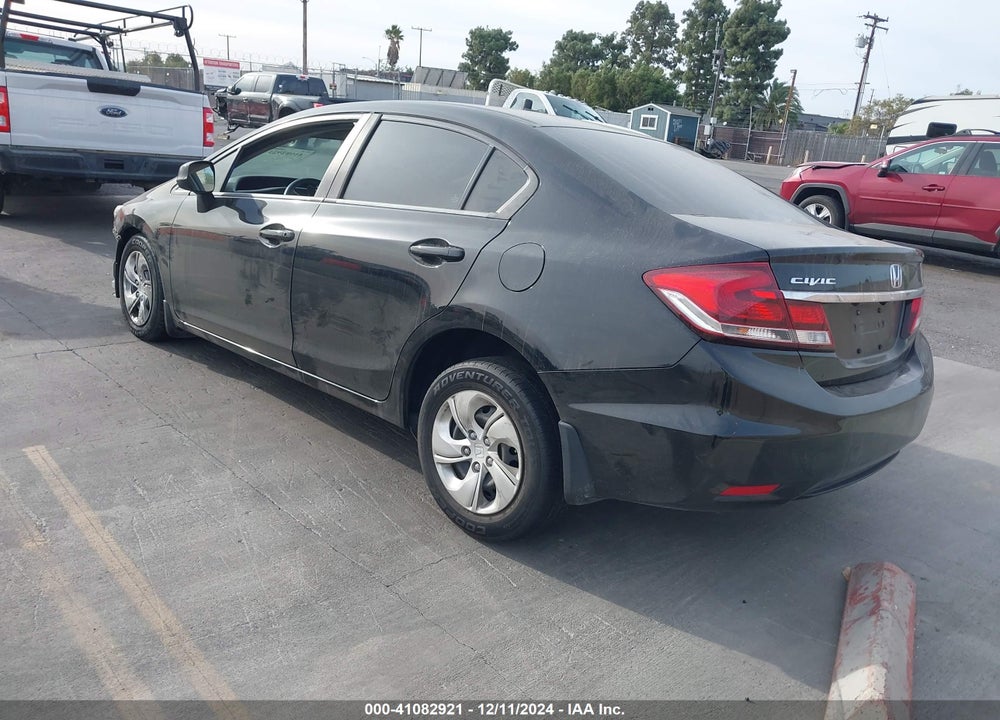 2013 HONDA CIVIC LX VIN: 19XFB2F51DE267812