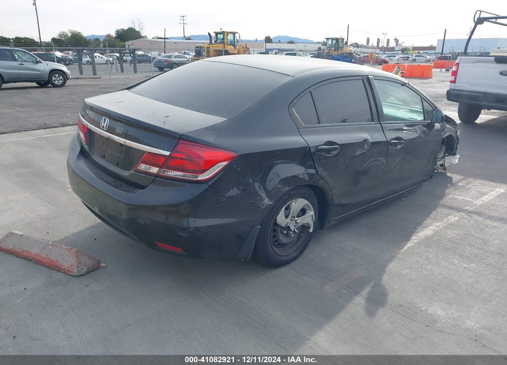 2013 HONDA CIVIC LX VIN: 19XFB2F51DE267812