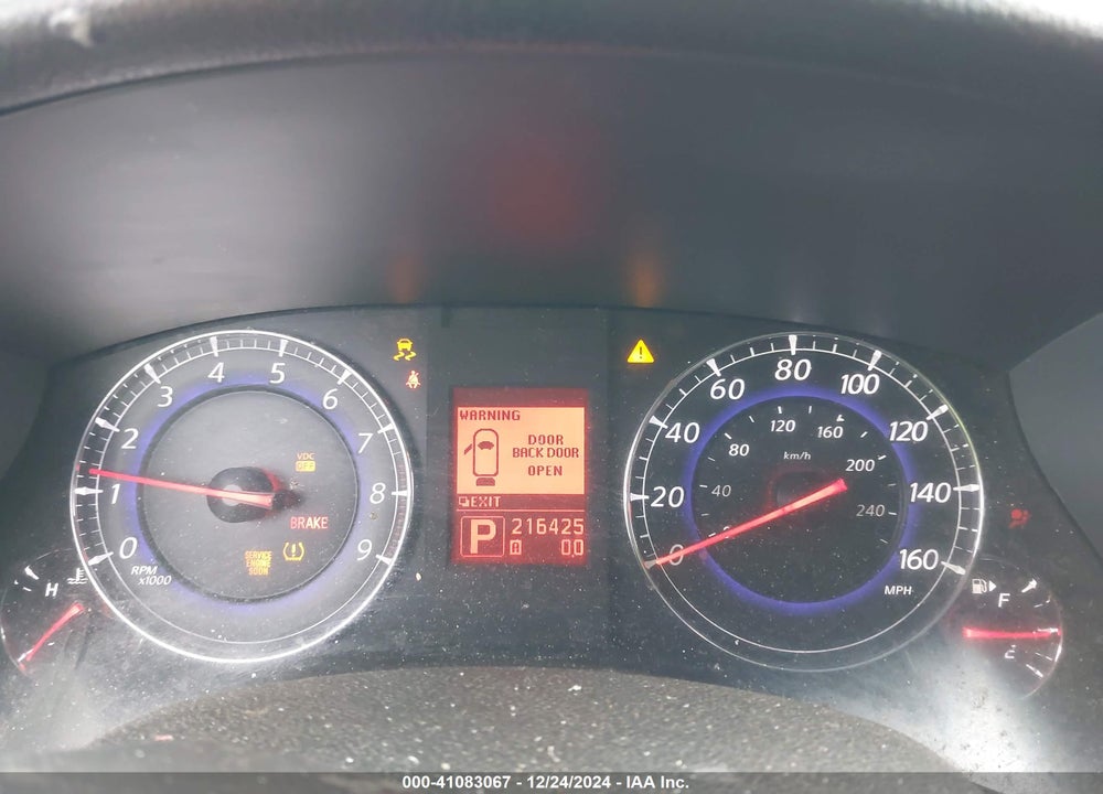 2008 INFINITI EX35 JOURNEY VIN: JNKAJ09E98M303006