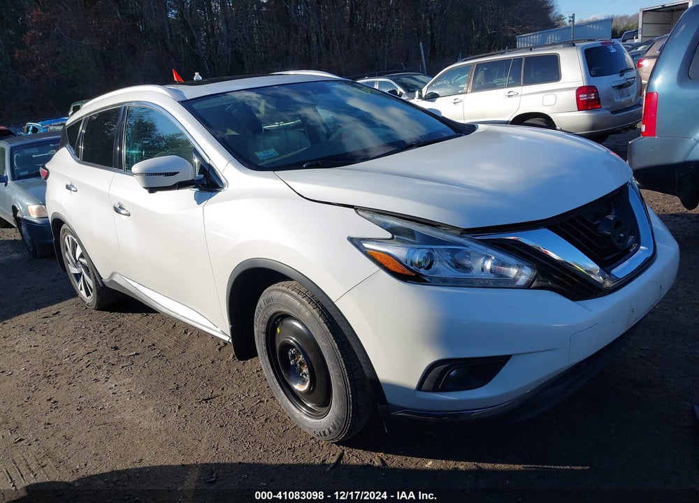 2017 NISSAN MURANO PLATINUM VIN: 5N1AZ2MH7HN128994