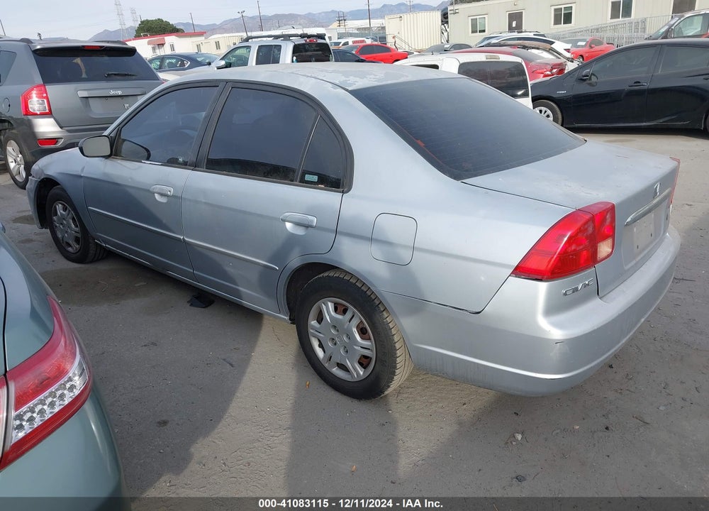 2002 HONDA CIVIC LX VIN: 2HGES15572H525907