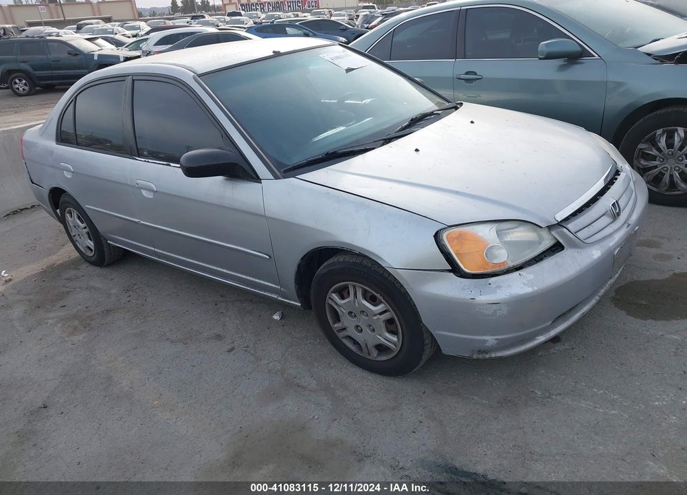 2002 HONDA CIVIC LX VIN: 2HGES15572H525907