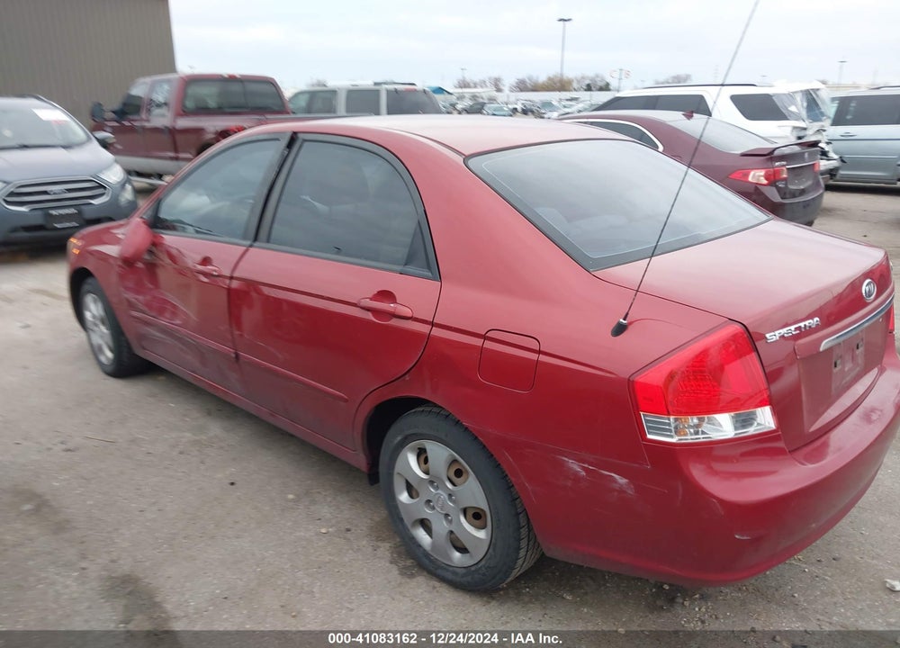 2009 KIA SPECTRA EX VIN: KNAFE222295610954