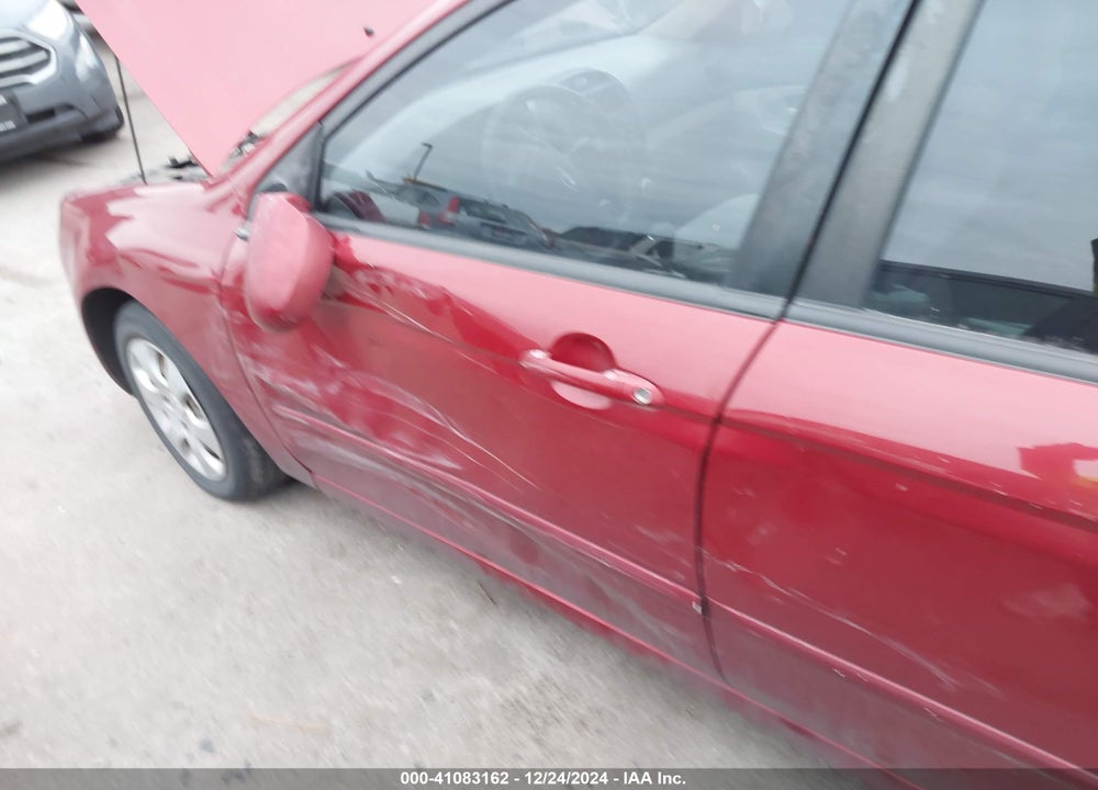 2009 KIA SPECTRA EX VIN: KNAFE222295610954