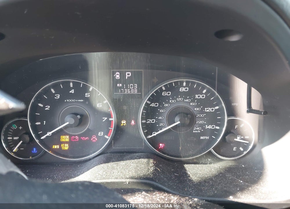 2011 SUBARU OUTBACK 2.5I LIMITED VIN: 4S4BRCKC0B3376184