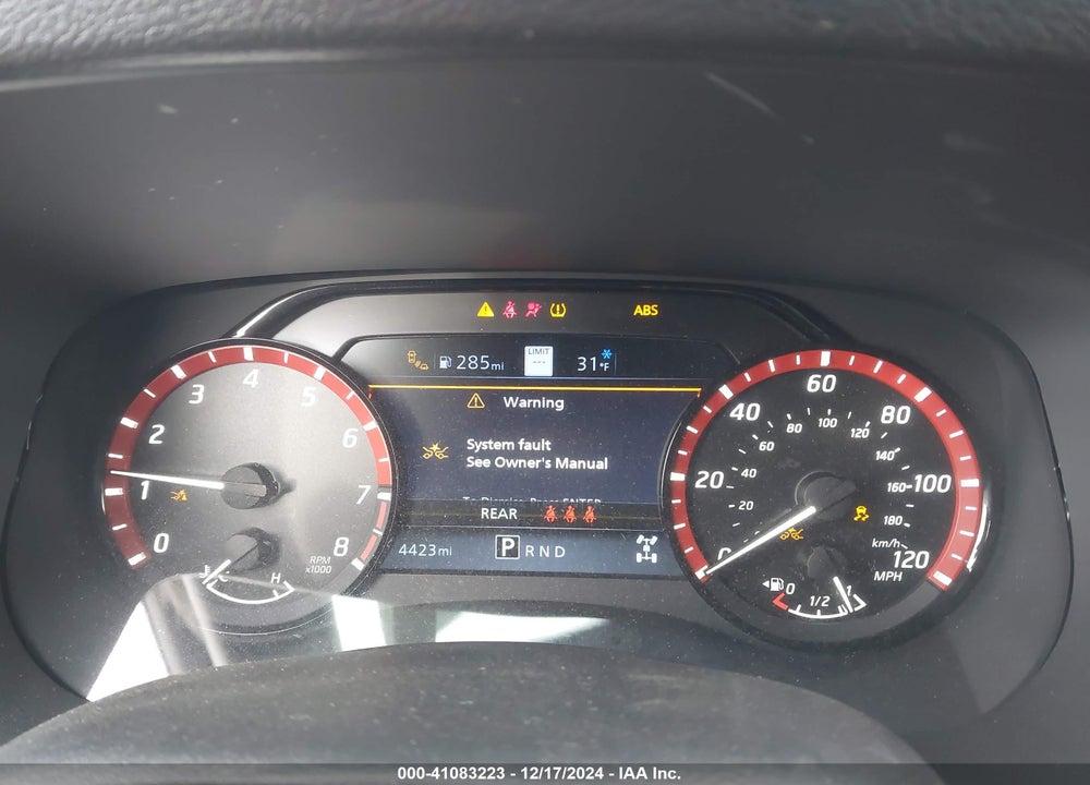 2024 NISSAN FRONTIER VIN: 1N6ED1EK5RN653351