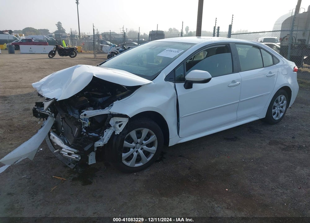 2022 TOYOTA COROLLA LE VIN: JTDEPMAE8N3026323
