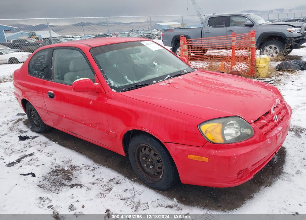 2004 HYUNDAI ACCENT GL/GT VIN: KMHCG35C74U296156