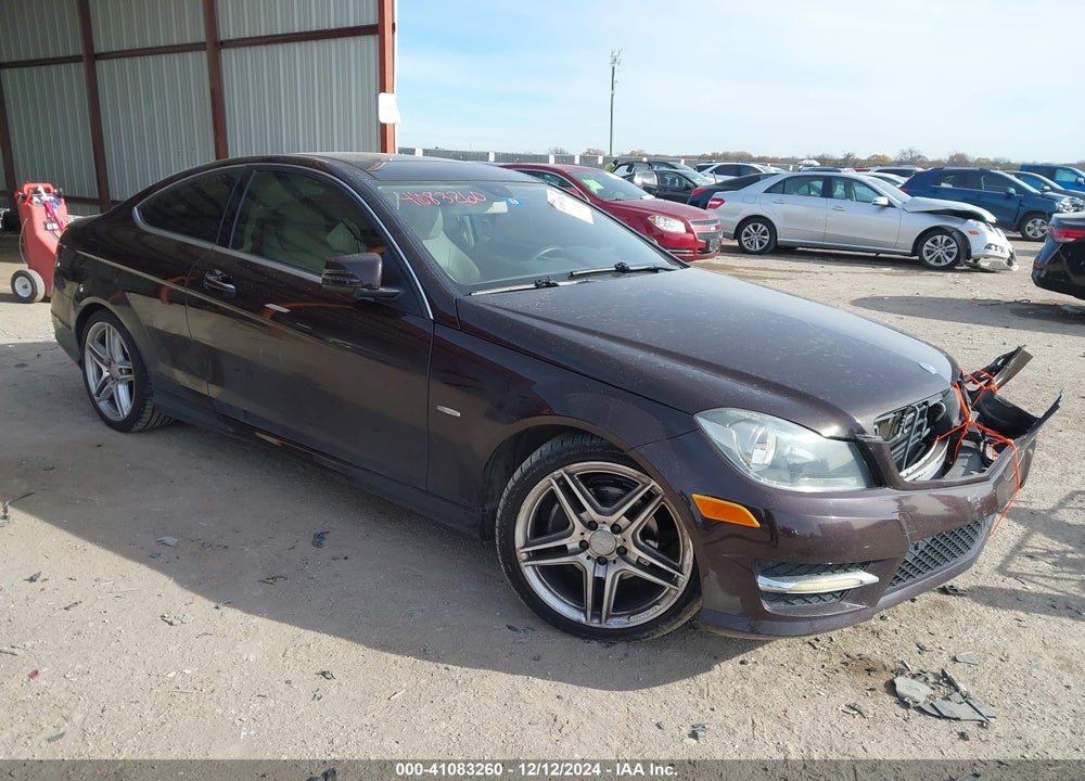 2012 MERCEDES-BENZ C 250 VIN: WDDGJ4HB6CF855611