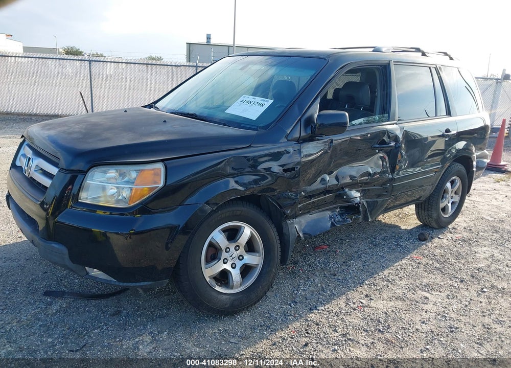 2008 HONDA PILOT EX-L VIN: 5FNYF28528B006506