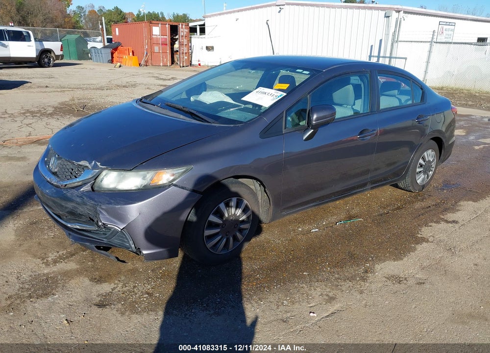 2014 HONDA CIVIC LX VIN: 2HGFB2F51EH512549