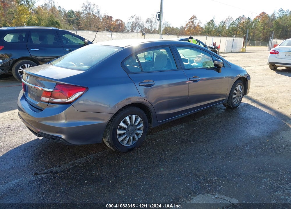 2014 HONDA CIVIC LX VIN: 2HGFB2F51EH512549