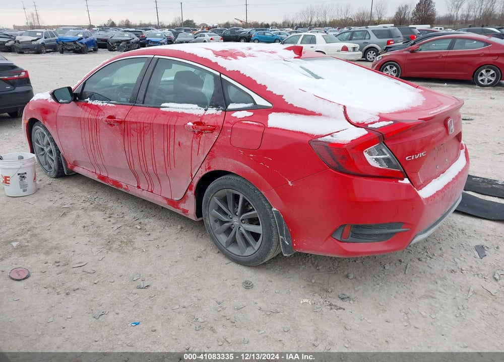 2021 HONDA CIVIC EX-L VIN: 2HGFC1F75MH701390