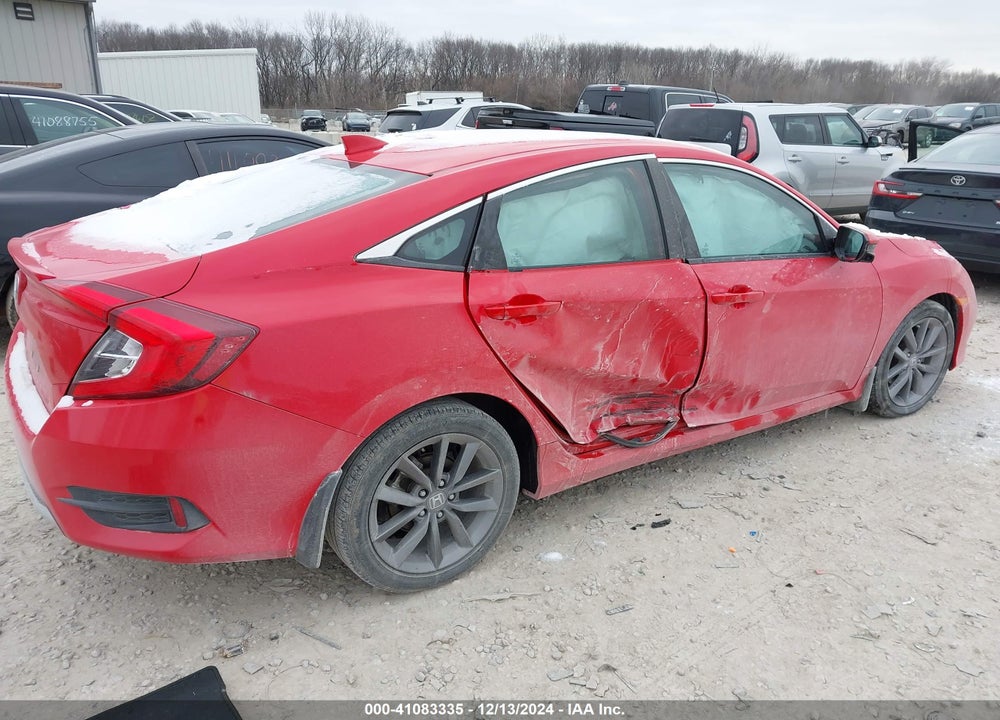 2021 HONDA CIVIC EX-L VIN: 2HGFC1F75MH701390
