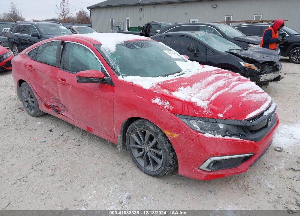 2021 HONDA CIVIC EX-L VIN: 2HGFC1F75MH701390