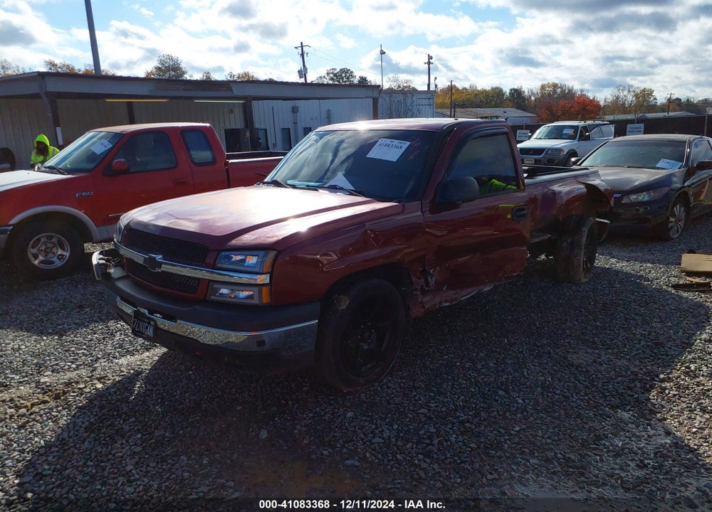 2004 CHEVROLET SILVERADO 1500 LS VIN: 1GCEC14V34Z274934