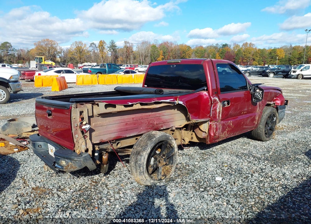 2004 CHEVROLET SILVERADO 1500 LS VIN: 1GCEC14V34Z274934