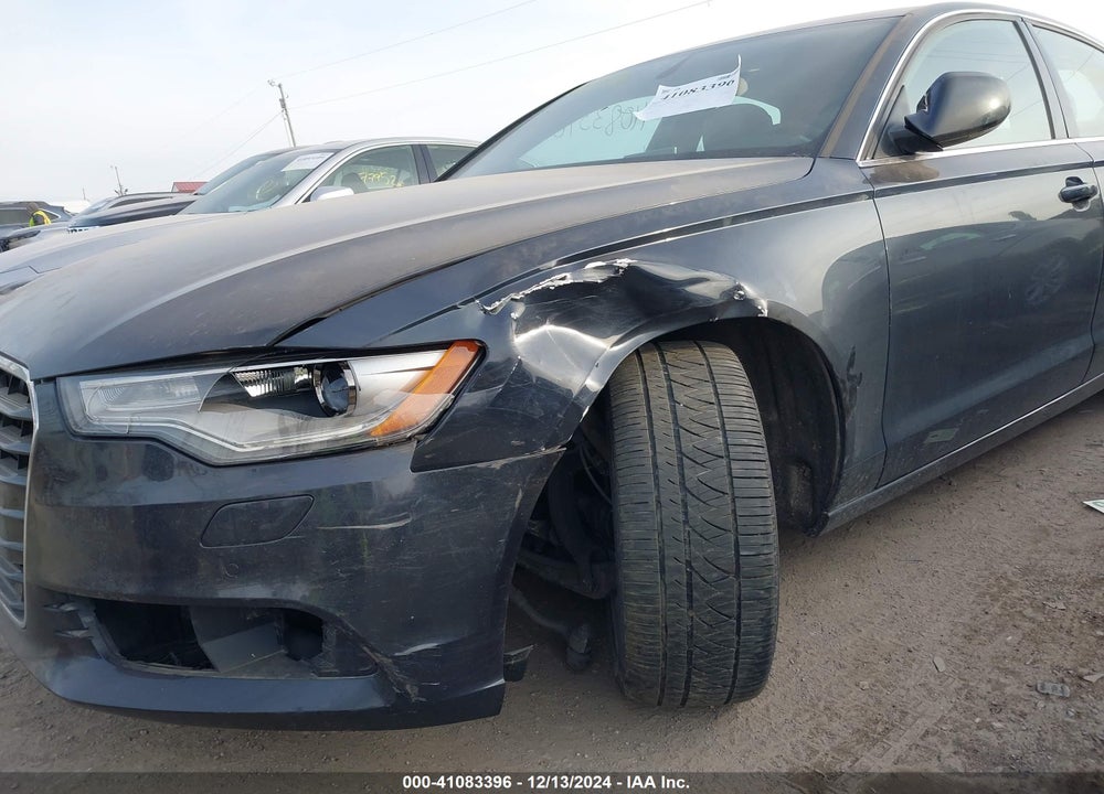 2013 AUDI A6 2.0T PREMIUM VIN: WAUGFAFC7DN104866