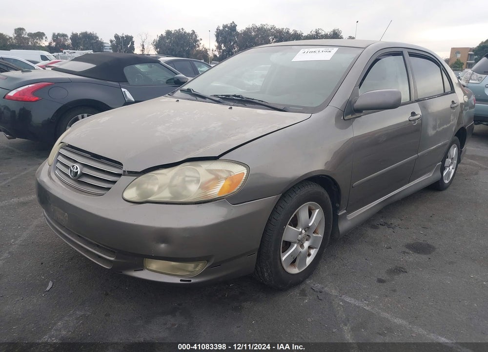 2004 TOYOTA COROLLA S VIN: 1NXBR38E64Z283398