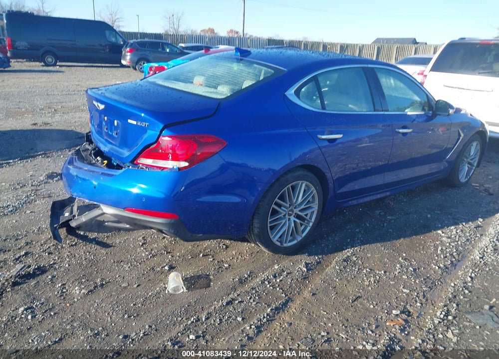 2021 GENESIS G70 2.0T AWD VIN: KMTG34LA3MU072540