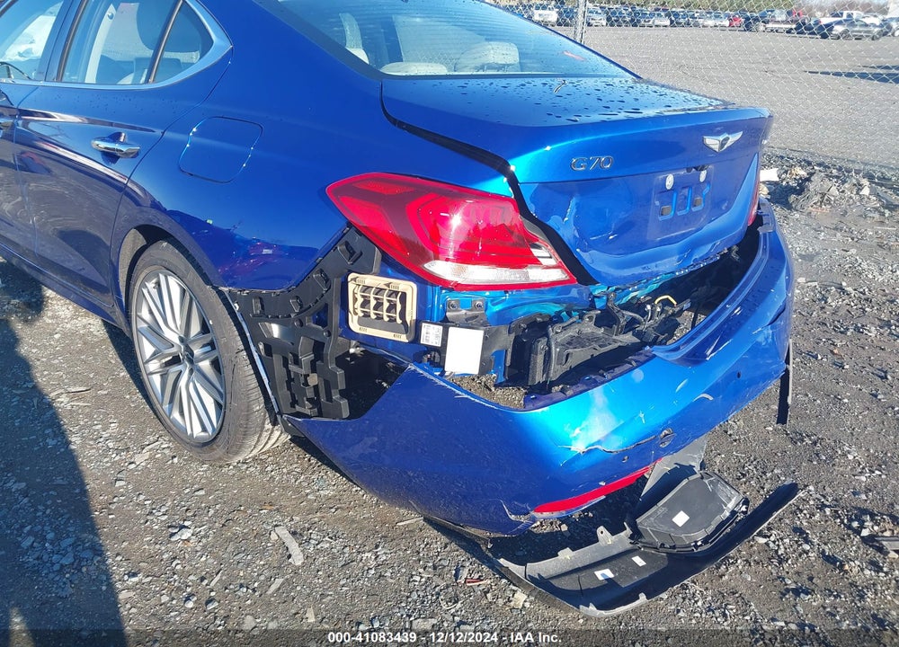 2021 GENESIS G70 2.0T AWD VIN: KMTG34LA3MU072540