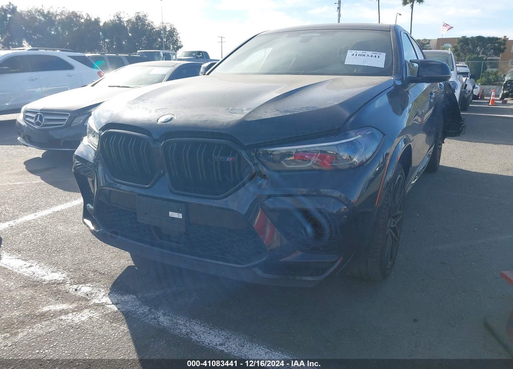 2022 BMW X6 M VIN: 5YMCY0C08N9L74433