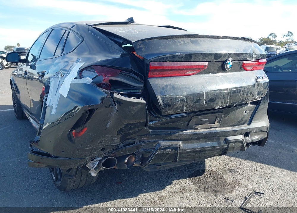2022 BMW X6 M VIN: 5YMCY0C08N9L74433