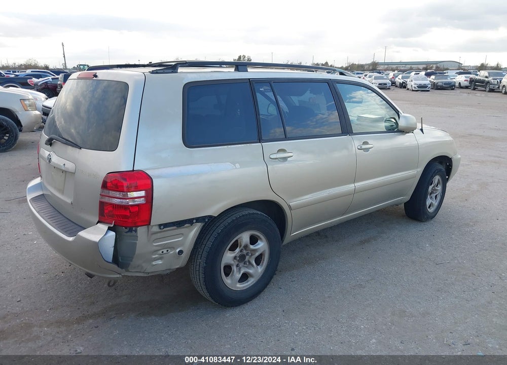 2002 TOYOTA HIGHLANDER V6 VIN: JTEGF21AX20044067