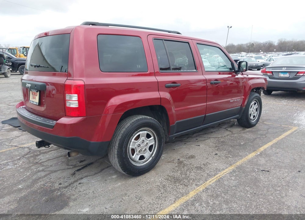 2016 JEEP PATRIOT SPORT VIN: 1C4NJPBA3GD528409