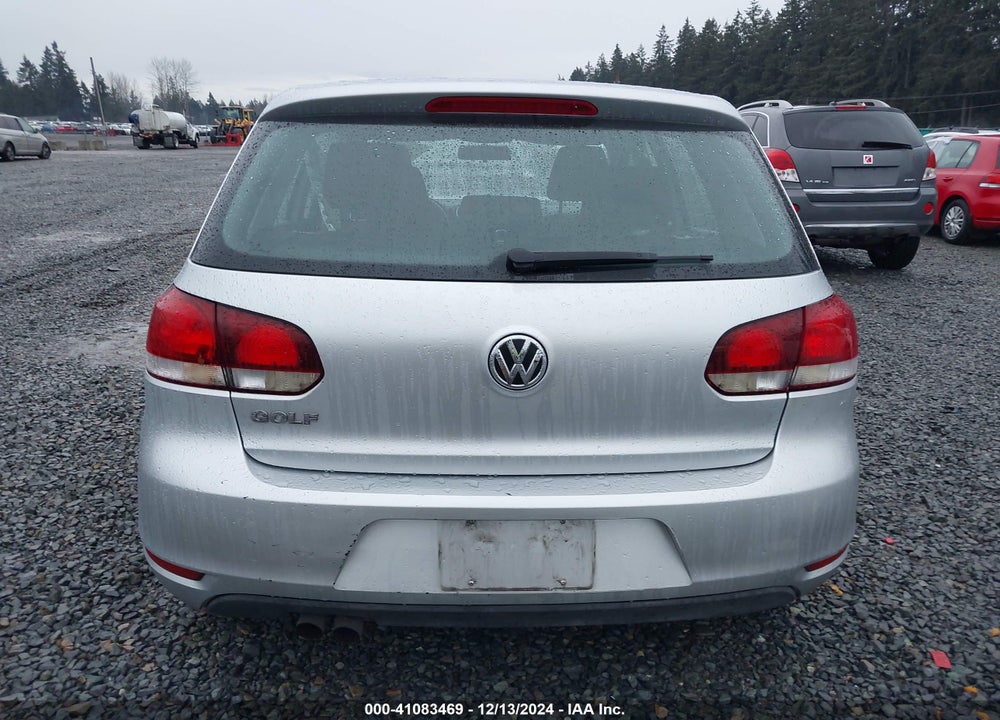 2012 VOLKSWAGEN GOLF 2.5L 4-DOOR VIN: WVWDB7AJ5CW033802