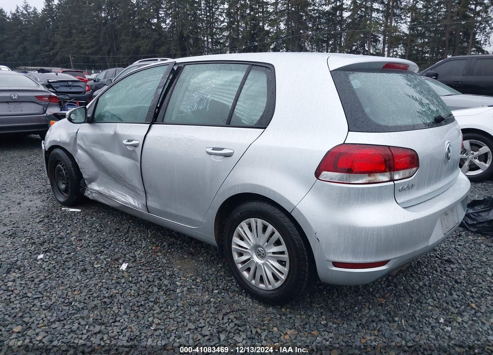 2012 VOLKSWAGEN GOLF 2.5L 4-DOOR VIN: WVWDB7AJ5CW033802