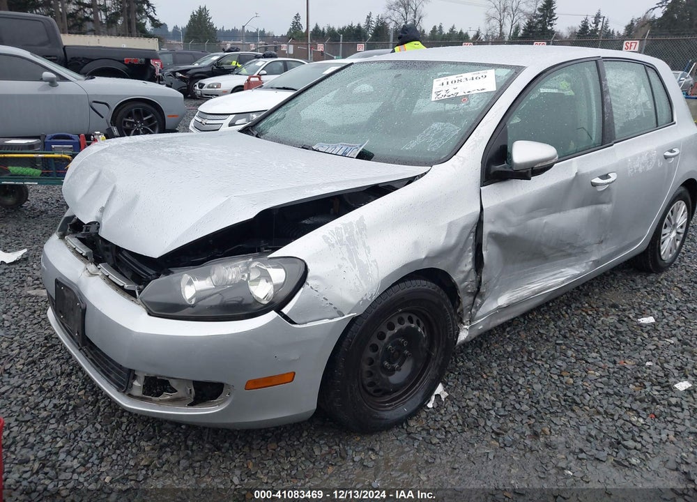 2012 VOLKSWAGEN GOLF 2.5L 4-DOOR VIN: WVWDB7AJ5CW033802