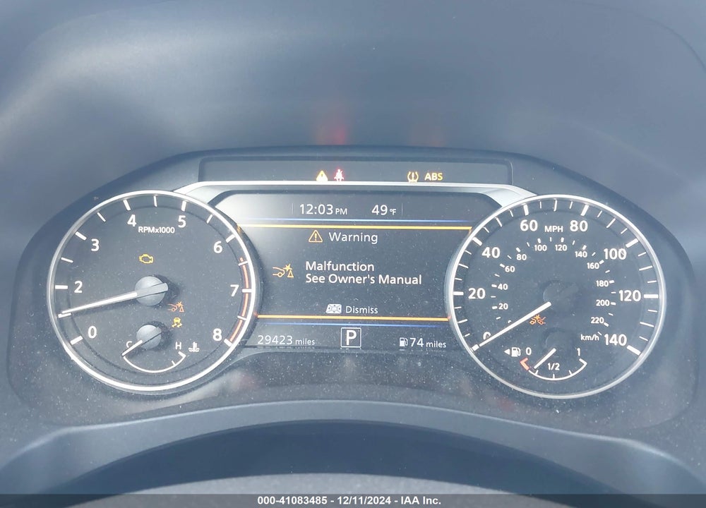 2024 NISSAN ALTIMA VIN: 1N4BL4DV2RN335649