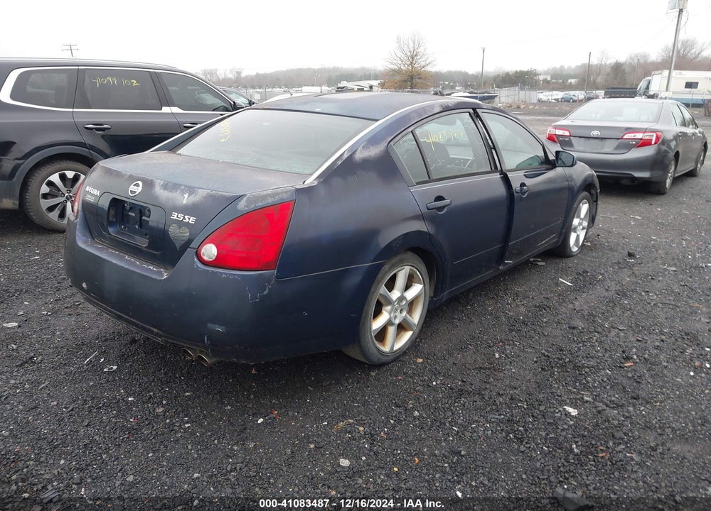 2006 NISSAN MAXIMA 3.5 SE VIN: 1N4BA41E86C822887