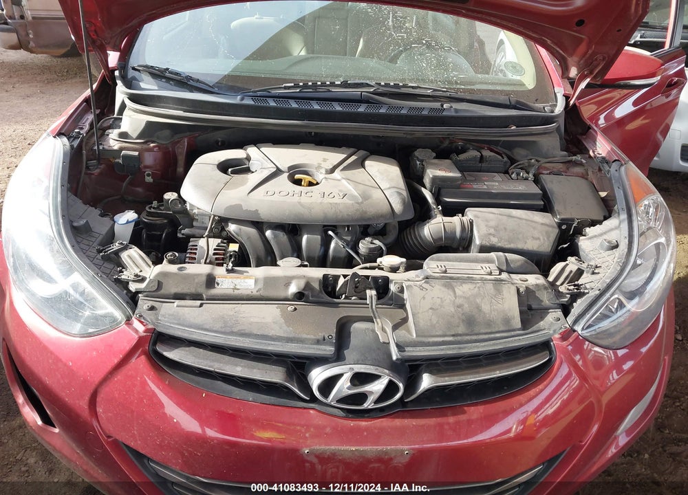 2013 HYUNDAI ELANTRA VIN: 5NPDH4AE8DH185189