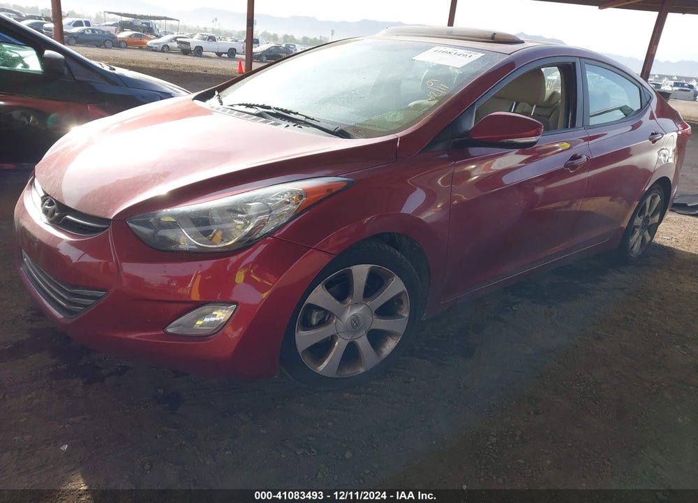 2013 HYUNDAI ELANTRA VIN: 5NPDH4AE8DH185189