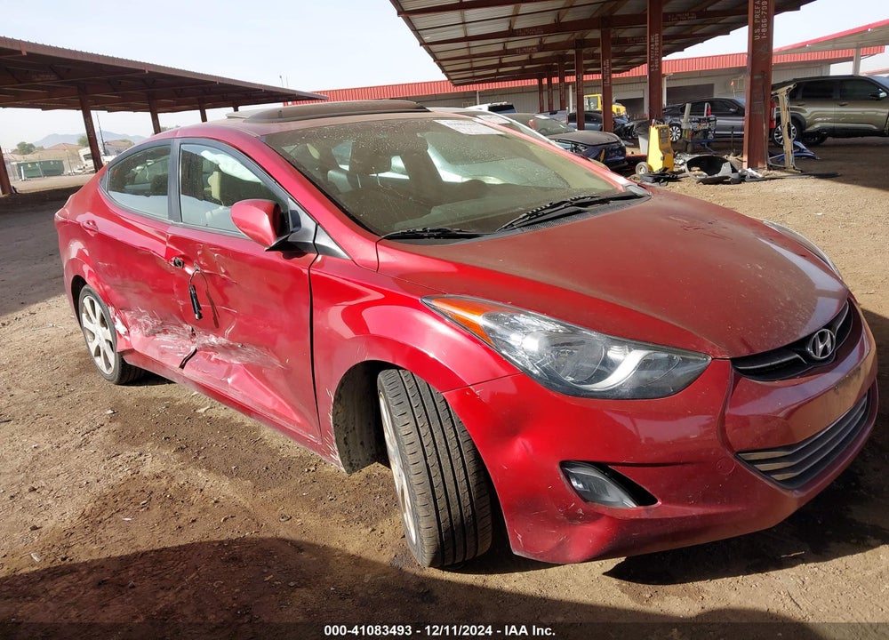 2013 HYUNDAI ELANTRA VIN: 5NPDH4AE8DH185189
