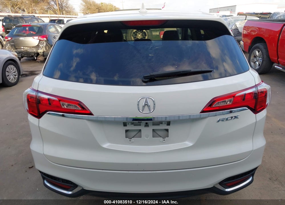 2016 ACURA RDX TECHNOLOGY   WATCH PLUS PACKAGES/TECHNOLOGY PACKAGE VIN: 5J8TB3H57GL019499