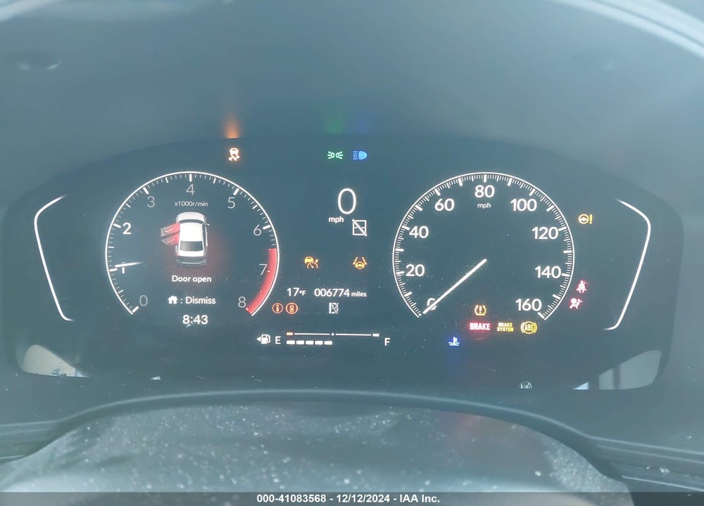 2022 HONDA CIVIC EX VIN: JHMFE1F73NX008466