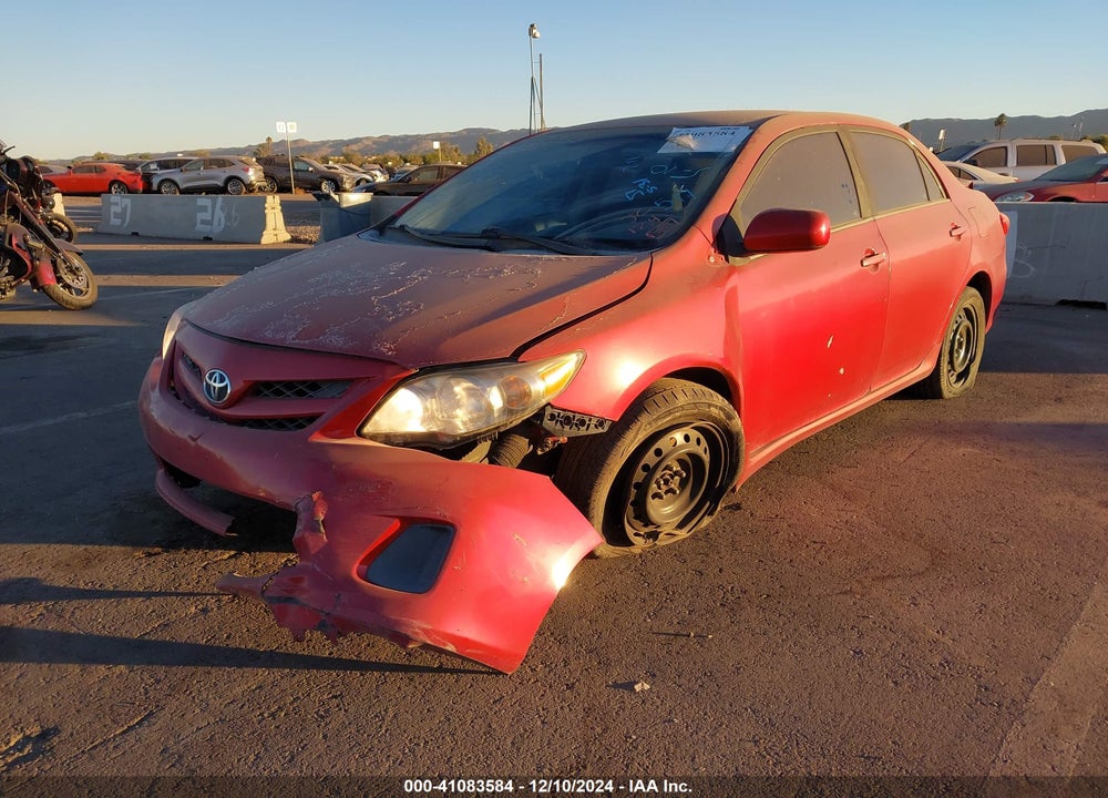 2012 TOYOTA COROLLA LE VIN: 5YFBU4EE3CP048787