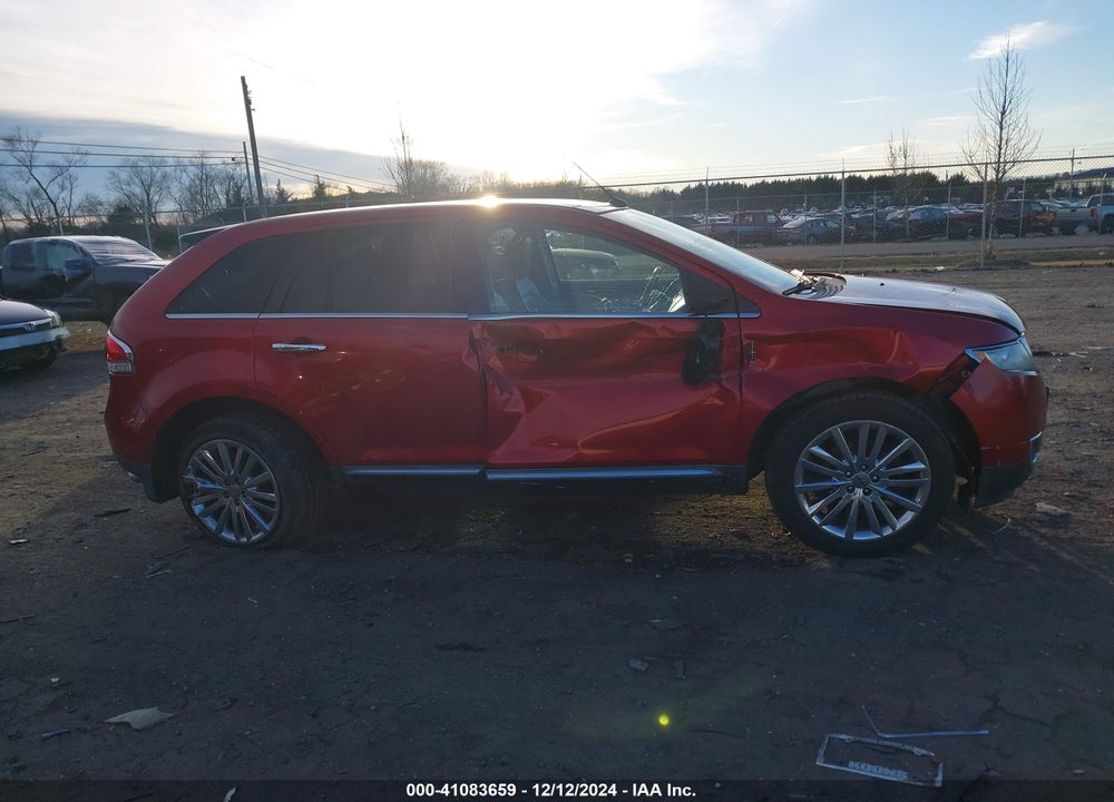 2011 LINCOLN MKX VIN: 2LMDJ6JK4BBJ03828