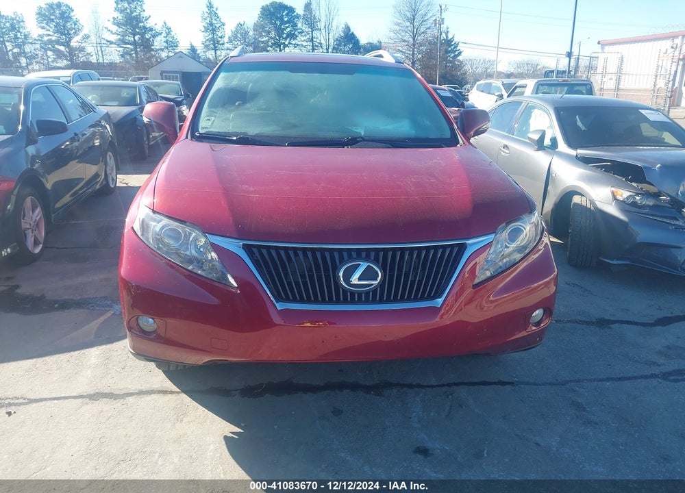 2010 LEXUS RX 350 VIN: 2T2BK1BA5AC054329