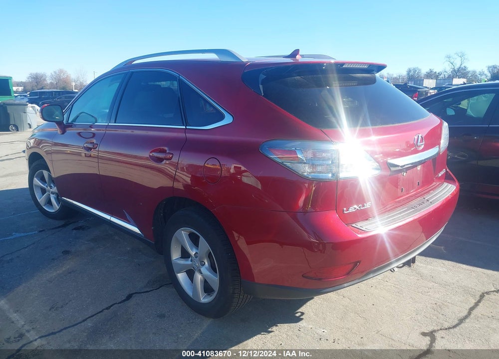 2010 LEXUS RX 350 VIN: 2T2BK1BA5AC054329