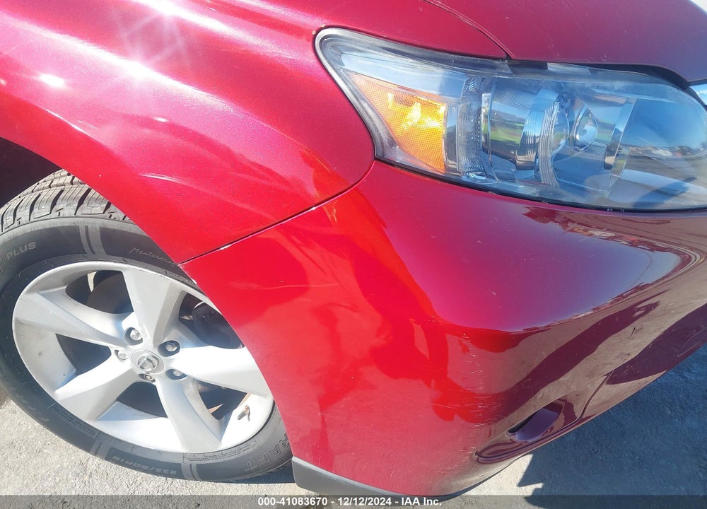 2010 LEXUS RX 350 VIN: 2T2BK1BA5AC054329