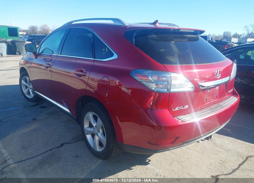 2010 LEXUS RX 350 VIN: 2T2BK1BA5AC054329