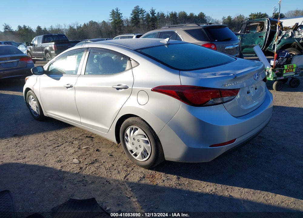 2016 HYUNDAI ELANTRA SE VIN: KMHDH4AE8GU488043