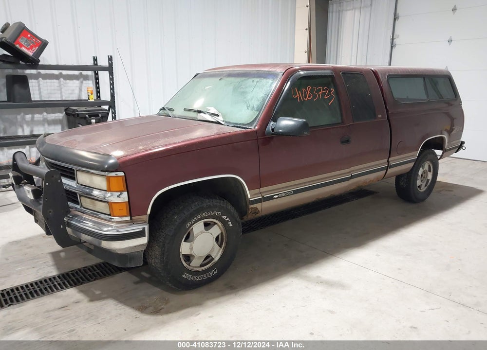 1998 CHEVROLET K1500 FLEETSIDE VIN: 2GCEK19R4W1264116
